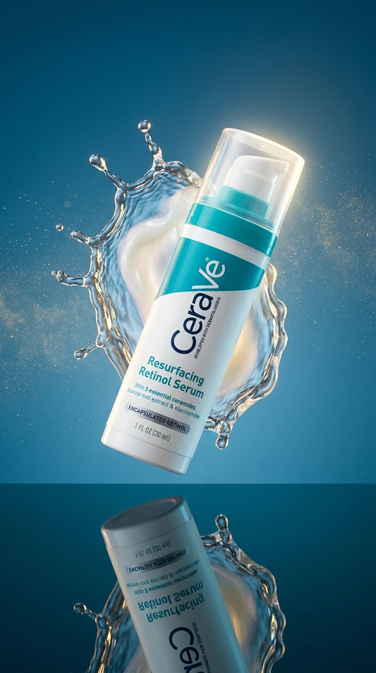CeraVe Resurfacing Retinol Serum 30ml – Encapsulated Retinol with Ceramides & Niacinamide