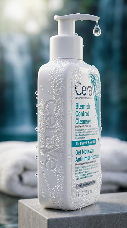 CeraVe Blemish Control Cleanser 236ml – Salicylic Acid Face Wash for Blemish-Prone Skin
