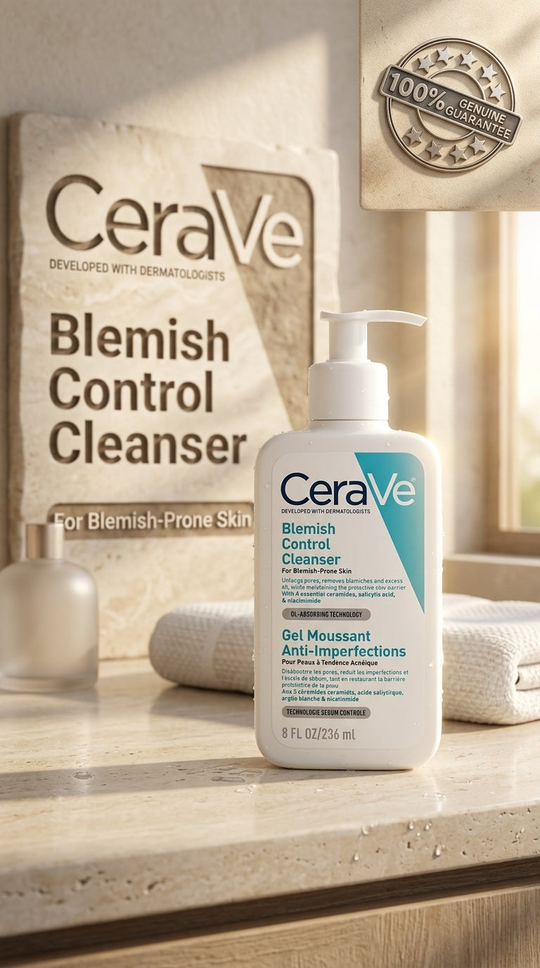 CeraVe Blemish Control Cleanser 236ml – Salicylic Acid Face Wash for Blemish-Prone Skin