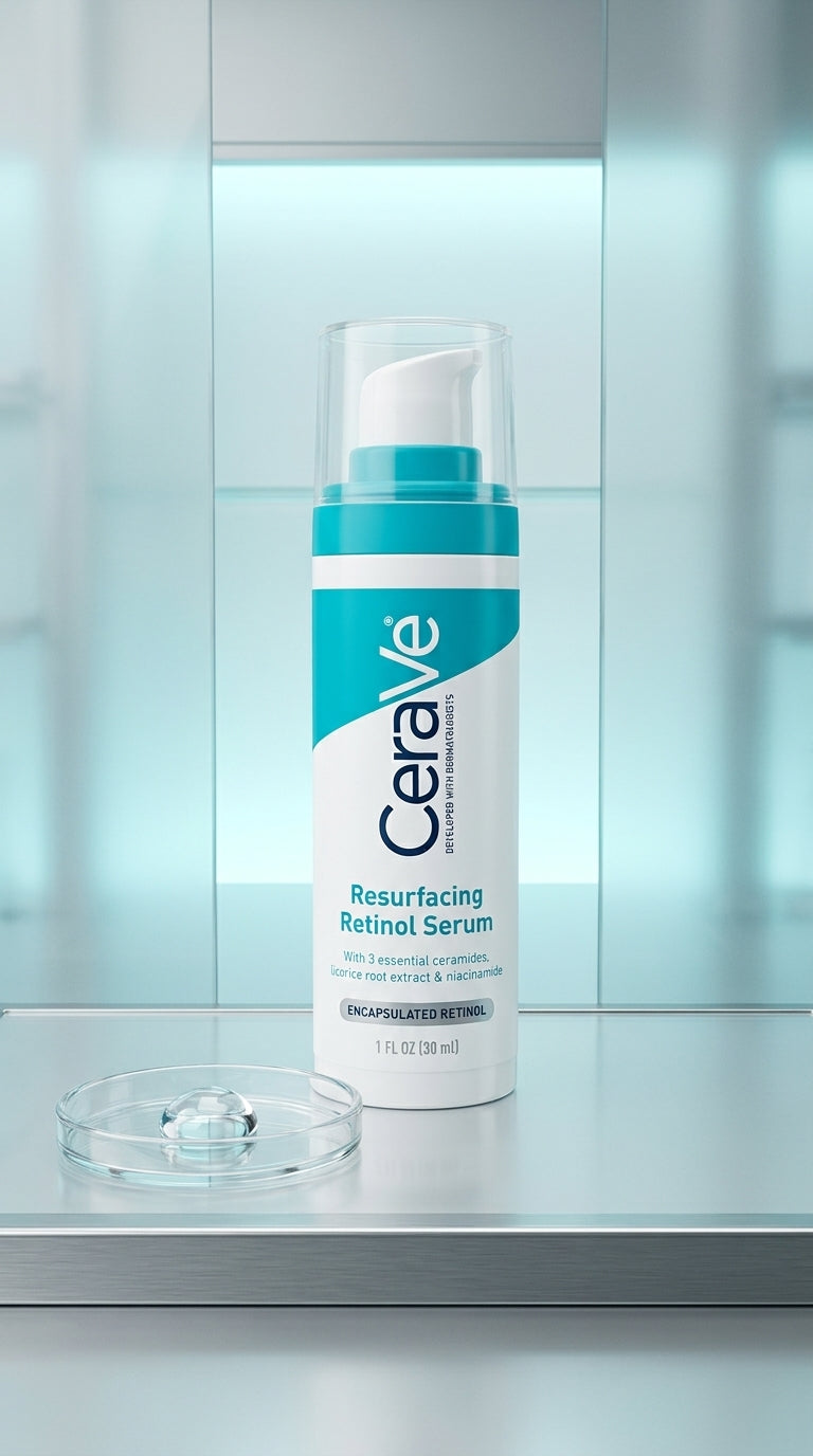 CeraVe Resurfacing Retinol Serum 30ml – Encapsulated Retinol with Ceramides & Niacinamide