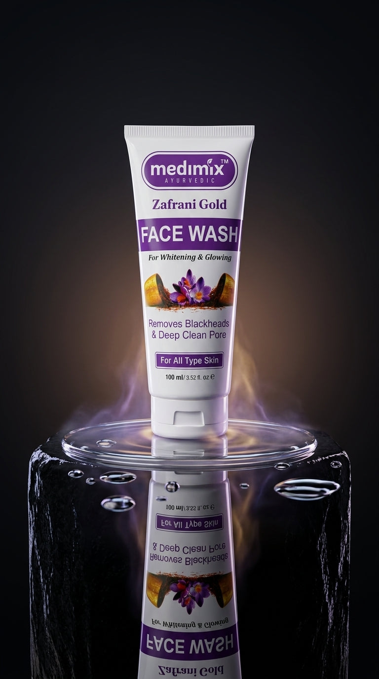 Medimix Zafrani Gold Face Wash for All Skin Types | 100ml