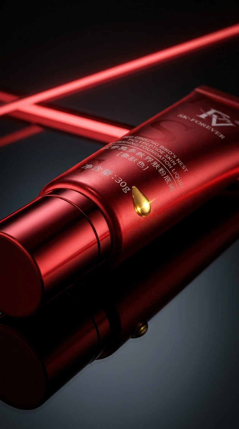 SK-FOREVER Red Ginseng Bird’s Nest Polypeptide Skin Nourishing Liquid Foundation 30g – Natural Finish