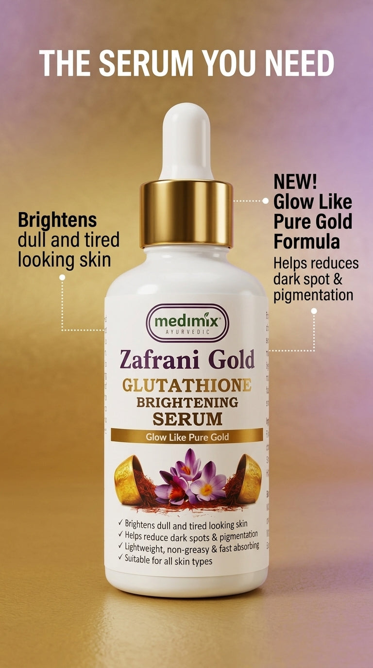 Medimix Zafrani Gold Glow Face Serum 30ml