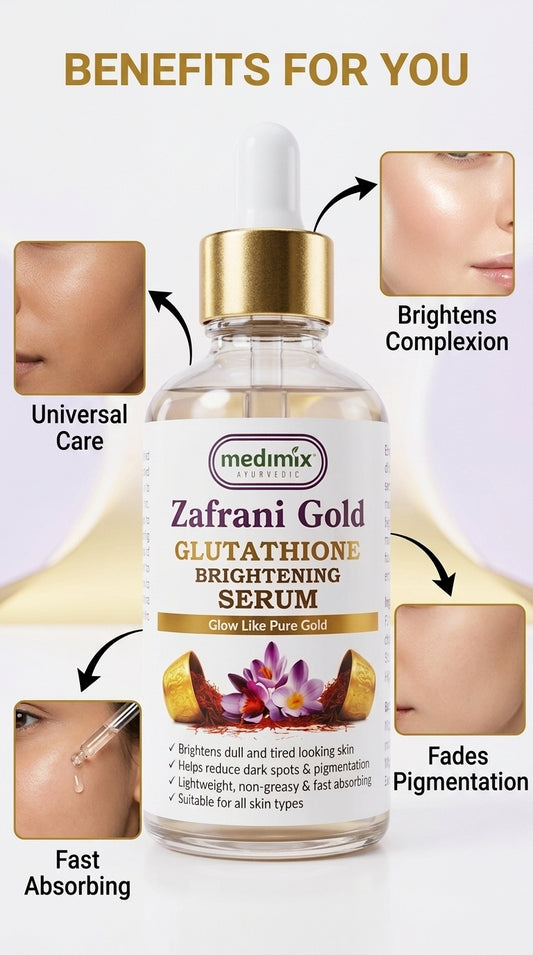 Medimix Zafrani Gold Glow Face Serum 30ml