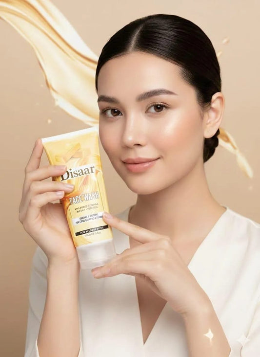 Disaar 24K Gold Face Wash 150ml – Anti-Aging Formula for Extra Glowing & Shining Skin