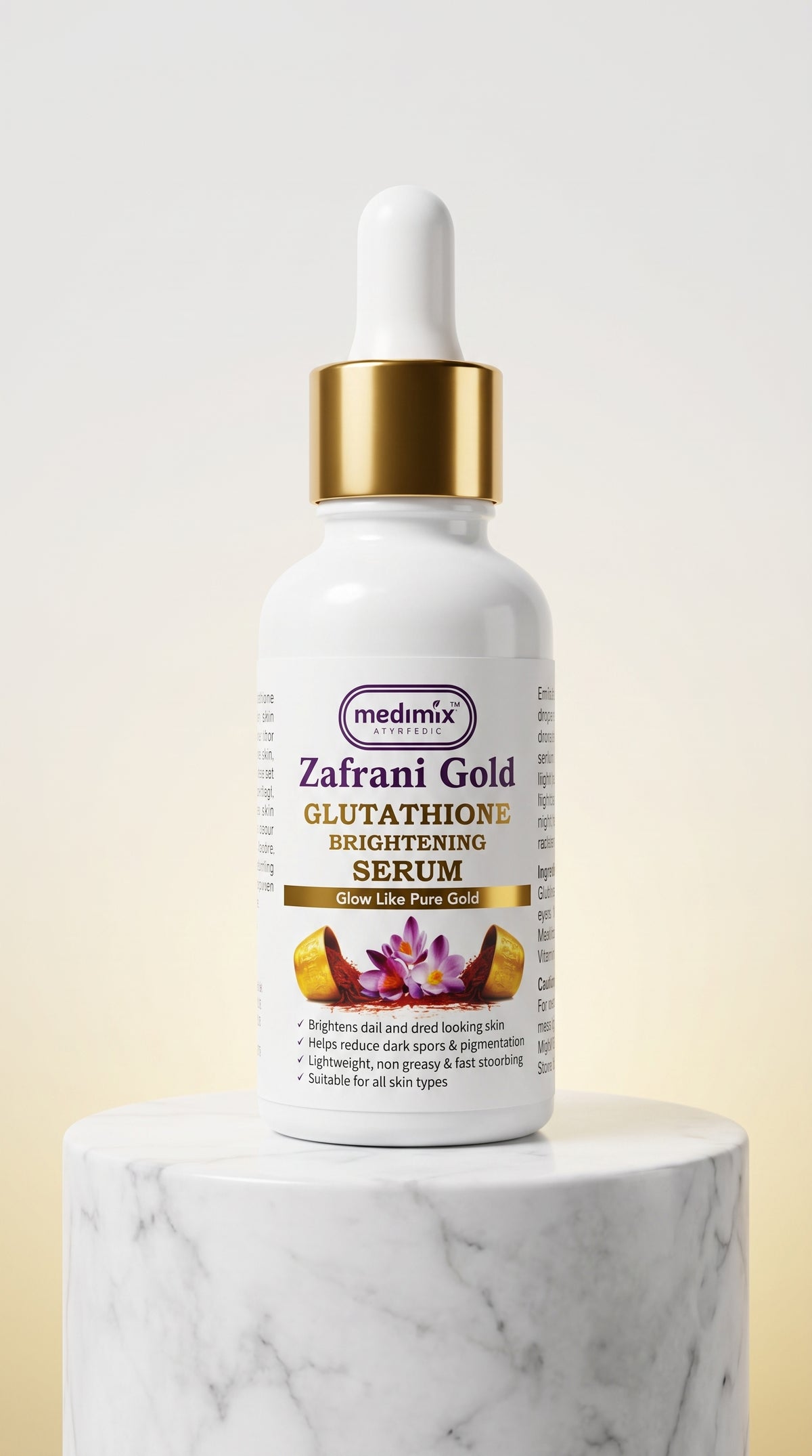Medimix Zafrani Gold Glow Face Serum 30ml